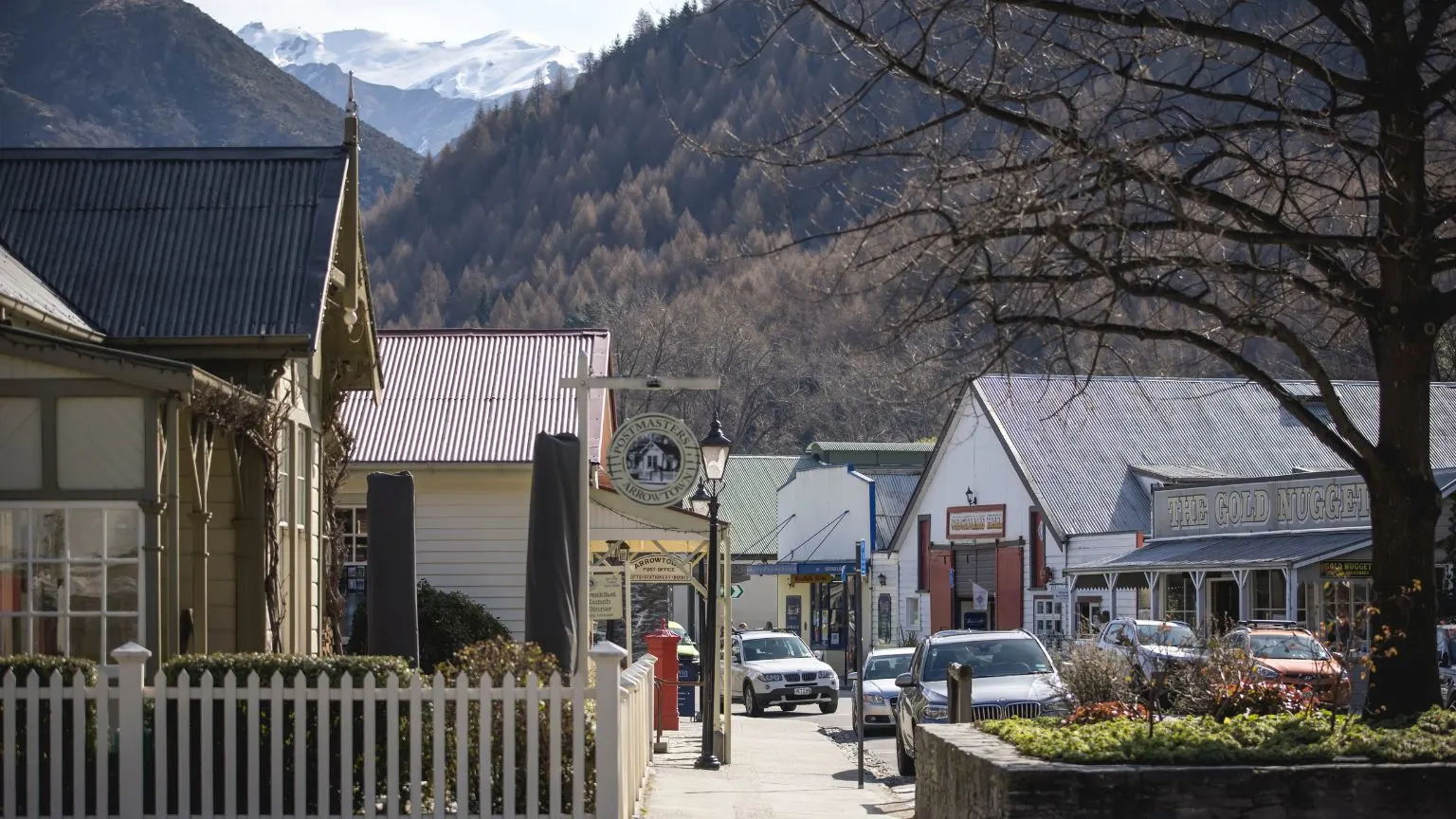Slow down in Arrowtown 1 Slow down in Arrowtown