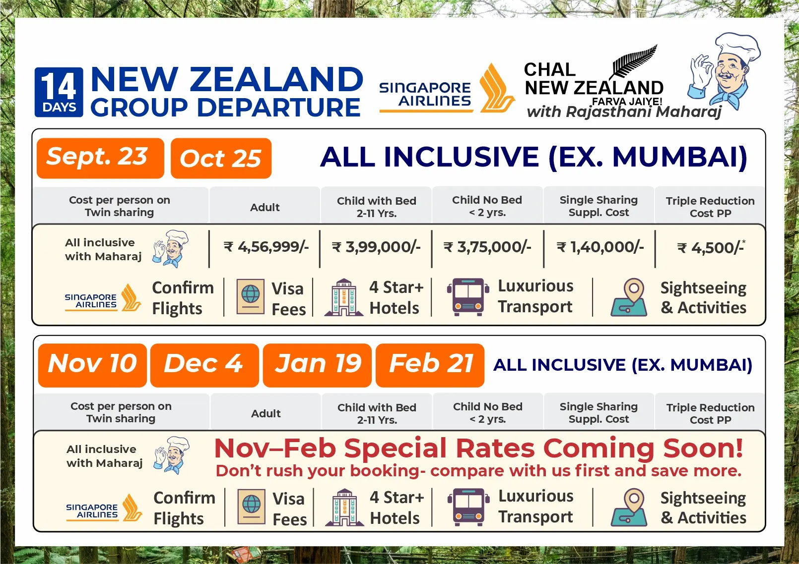 New Zealand Tour Package 2 NZ 14 Day Group Tour